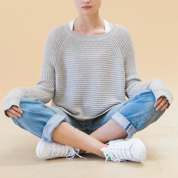 Ali Golden Melange Pullover Sweater